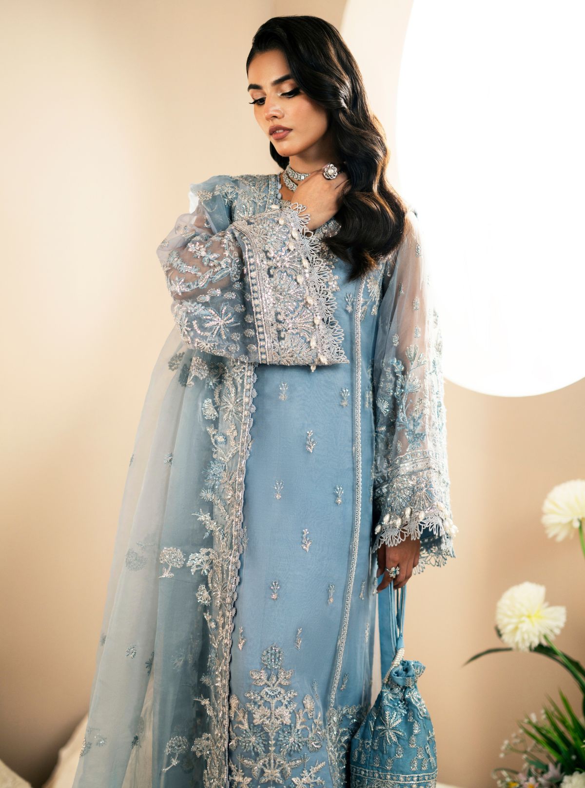 Inayat | Festive Formals | Lotus - Pakistani Designer Dress - by Inayat - Type : Ladies Clothes - 100% Original at Saira Sultan