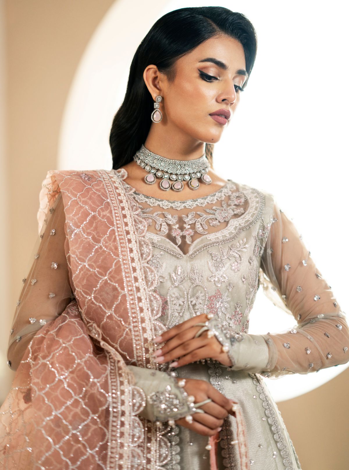 Inayat | Festive Formals | Magnolia - Pakistani Designer Dress - by Inayat - Type : Ladies Clothes - 100% Original at Saira Sultan