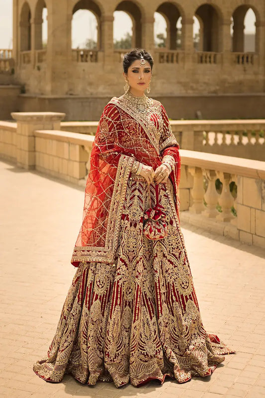 Erum Khan | Jahan Wedding 23 | Laila - Pakistani Designer Dress - by Erum Khan | Type: Bridal - 100% Original at Saira Sultan