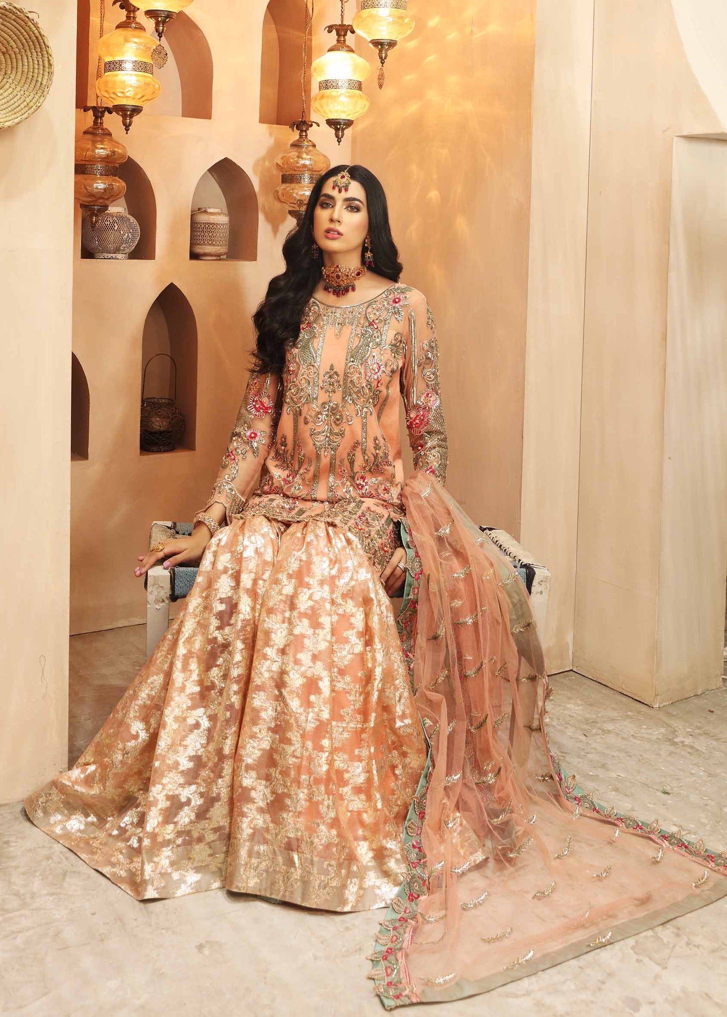 Waqas Shah | Ishq Naama | AVIANA ROSE - Pakistani Designer Dress - by Waqas Shah | Type: Formal - 100% Original at Saira Sultan