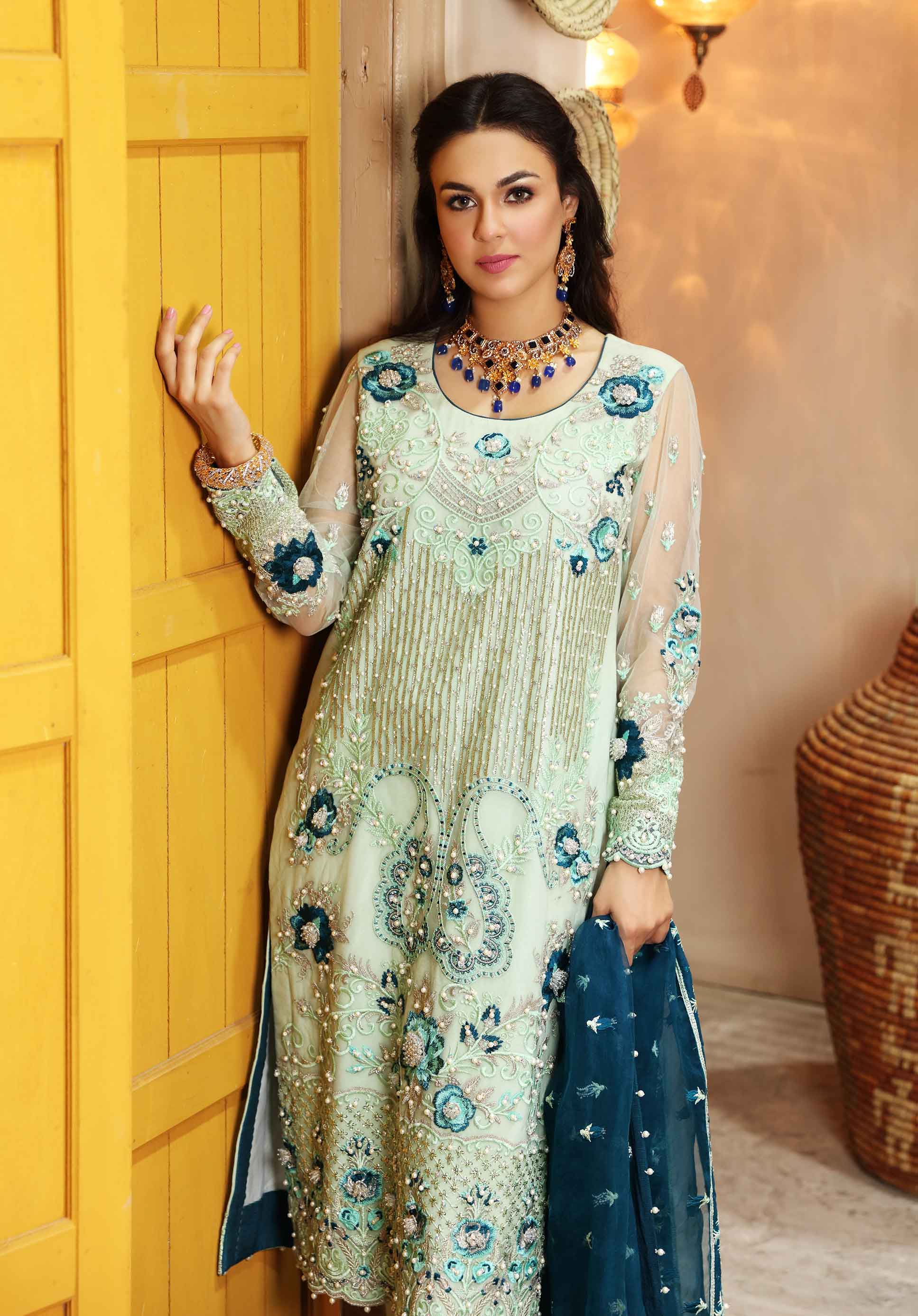 Waqas Shah | Ishq Naama | SAAVAN - Pakistani Designer Dress - by Waqas Shah | Type: Formal - 100% Original at Saira Sultan