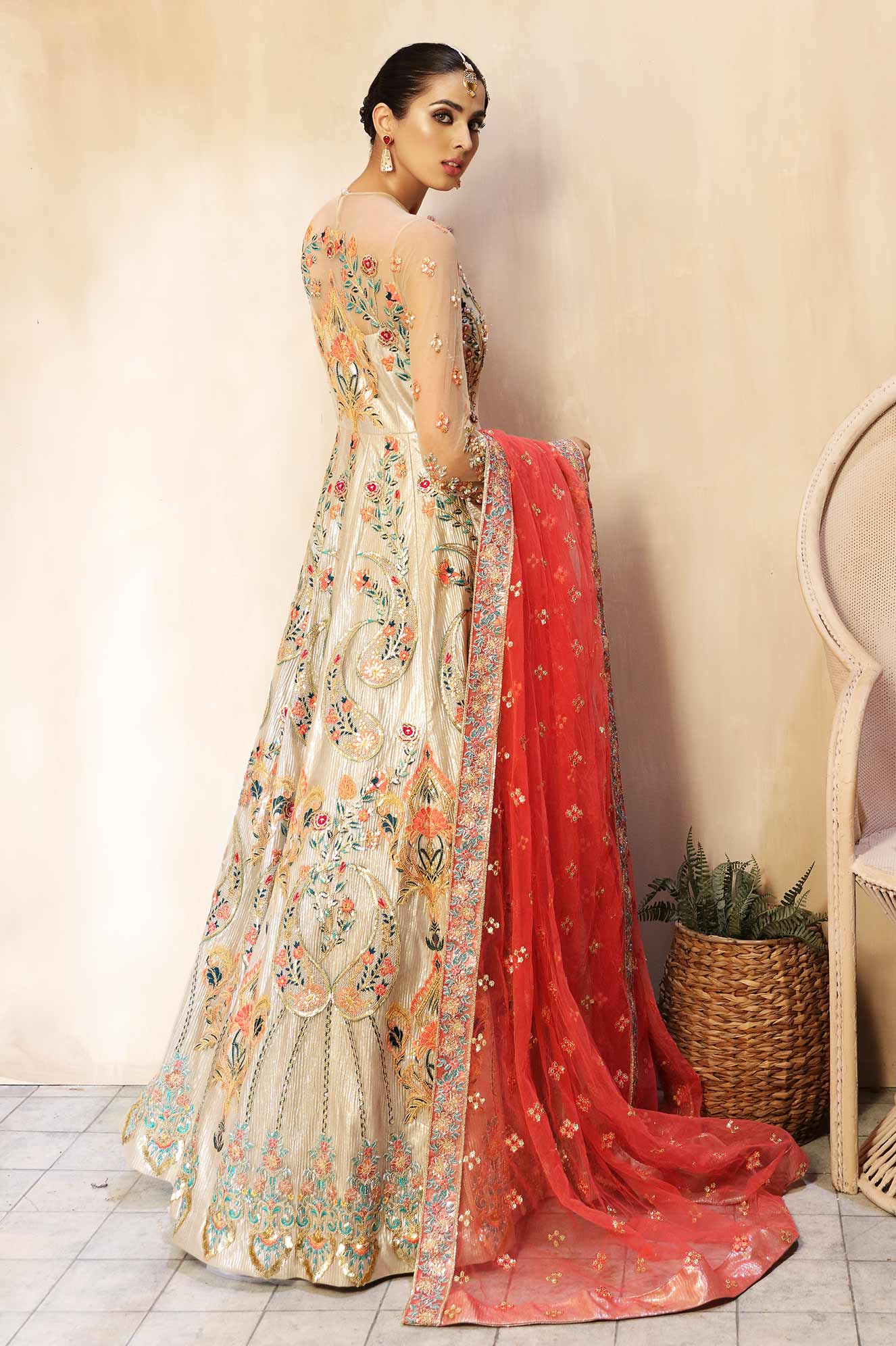 Waqas Shah | Ishq Naama | FLORA - Pakistani Designer Dress - by Waqas Shah | Type: Formal - 100% Original at Saira Sultan