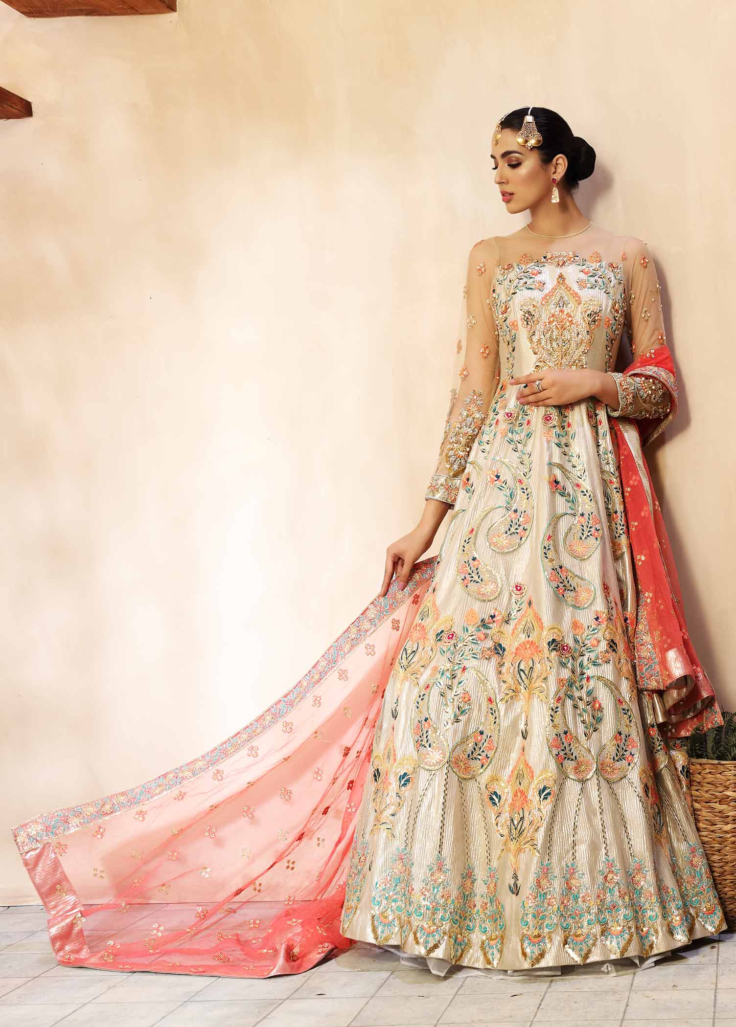 Waqas Shah | Ishq Naama | FLORA - Pakistani Designer Dress - by Waqas Shah | Type: Formal - 100% Original at Saira Sultan