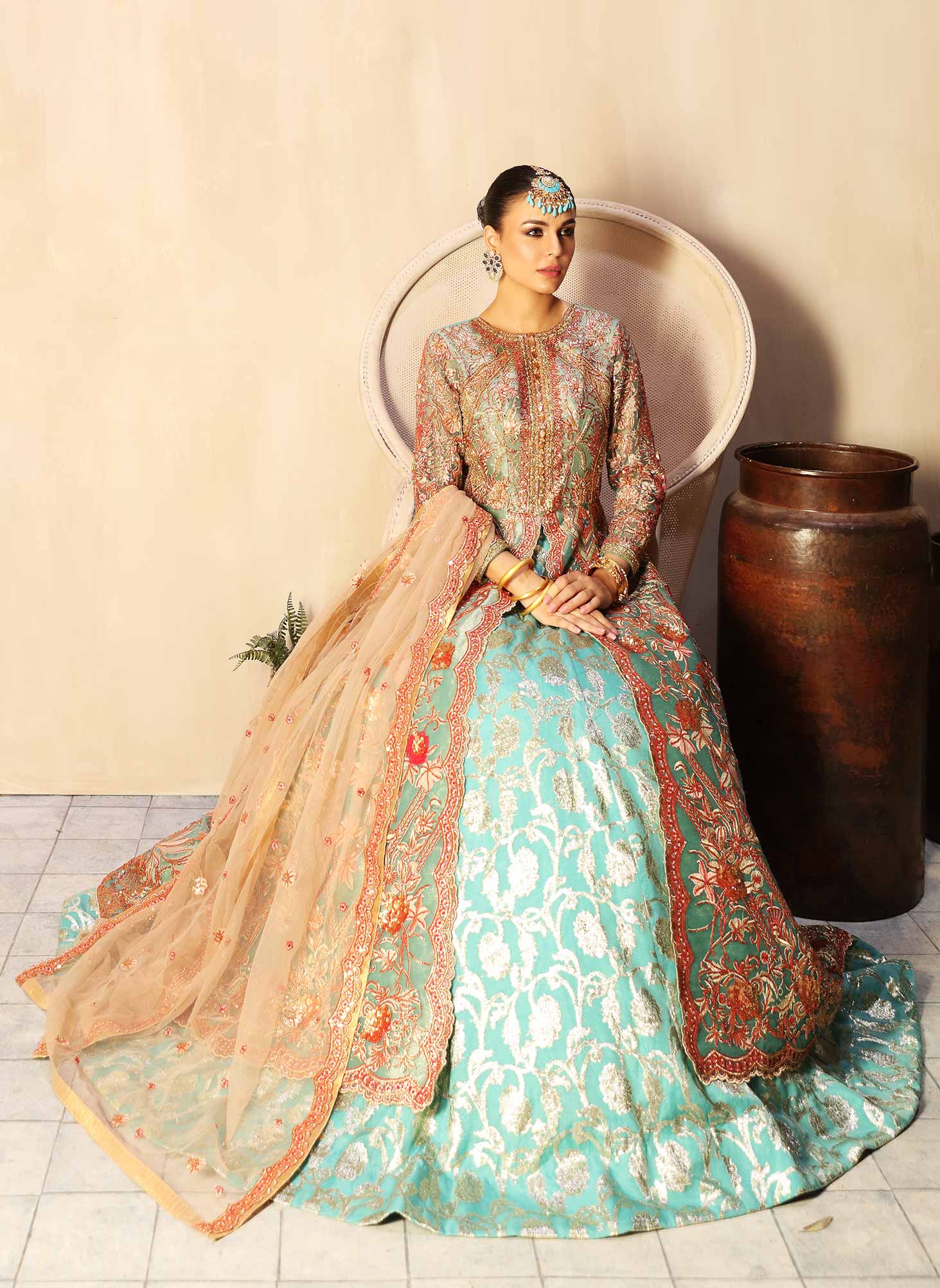 Waqas Shah | Ishq Naama | MARIGOLD - Pakistani Designer Dress - by Waqas Shah | Type: Formal - 100% Original at Saira Sultan