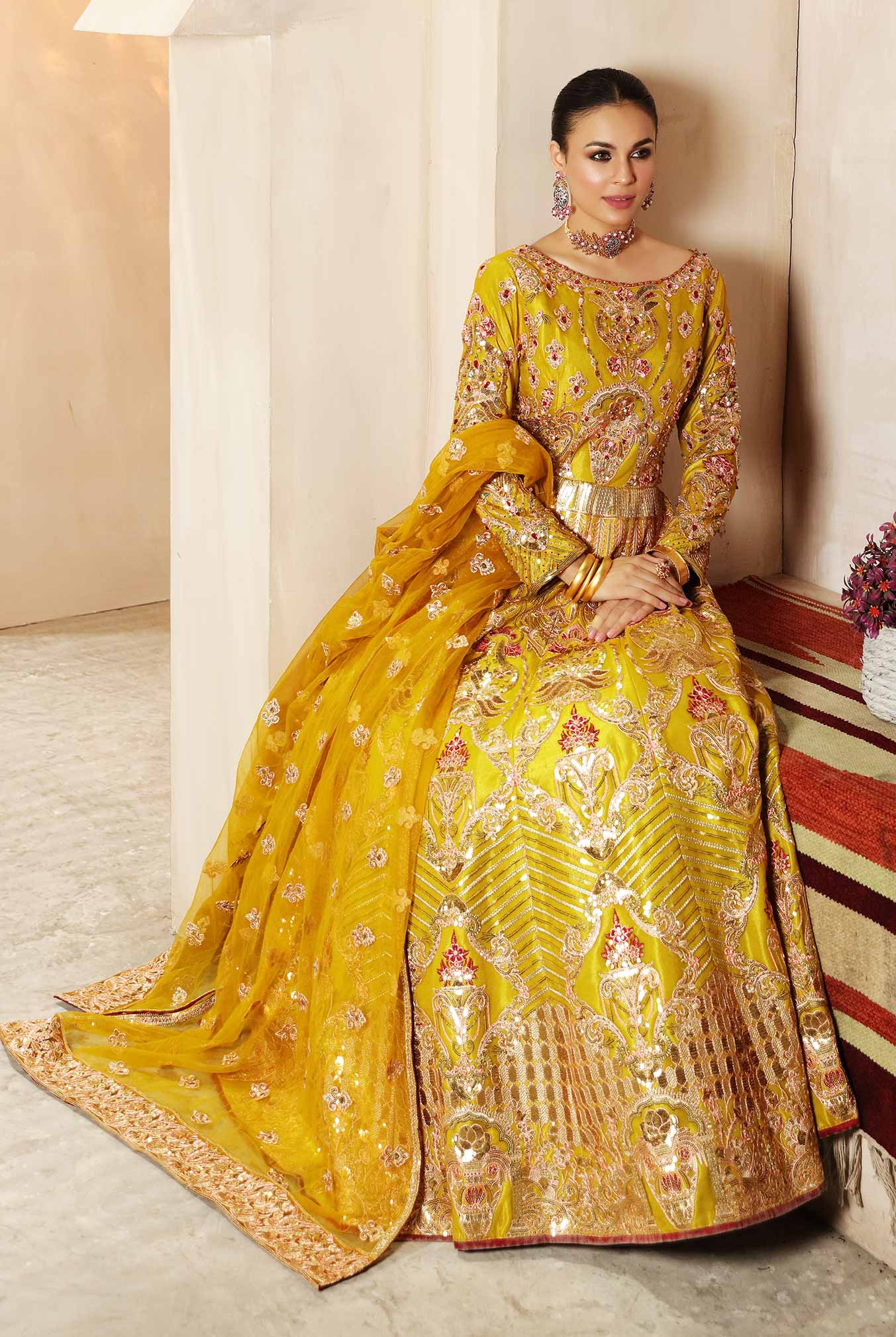 Waqas Shah | Ishq Naama | SUNSHINE - Pakistani Designer Dress - by Waqas Shah | Type: Formal - 100% Original at Saira Sultan