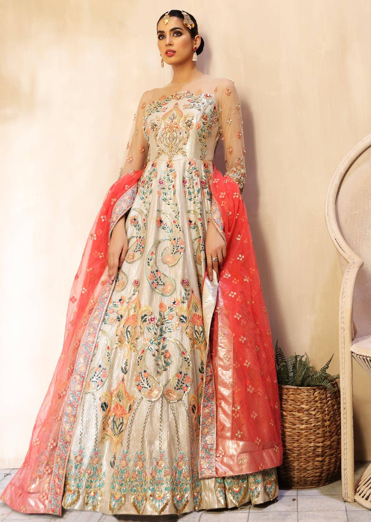 Waqas Shah | Ishq Naama | FLORA - Pakistani Designer Dress - by Waqas Shah | Type: Formal - 100% Original at Saira Sultan