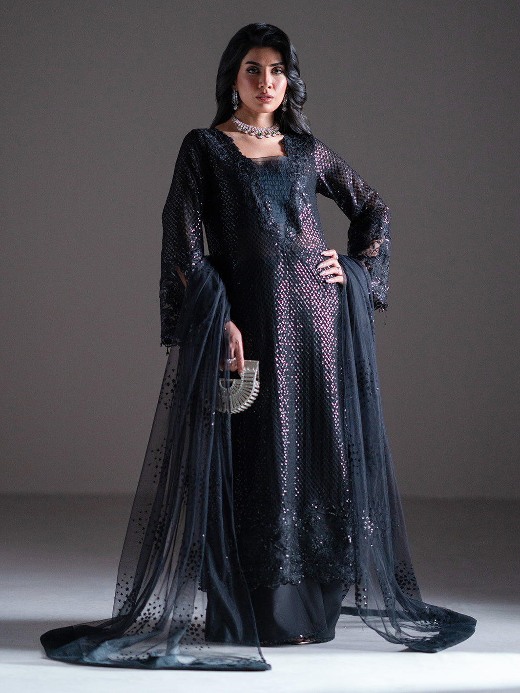 Izel | Stardust Luxury Collection | SLC-014-Zelie - Pakistani Designer Dress - by Izel | Type: Ladies Clothes - 100% Original at Saira Sultan