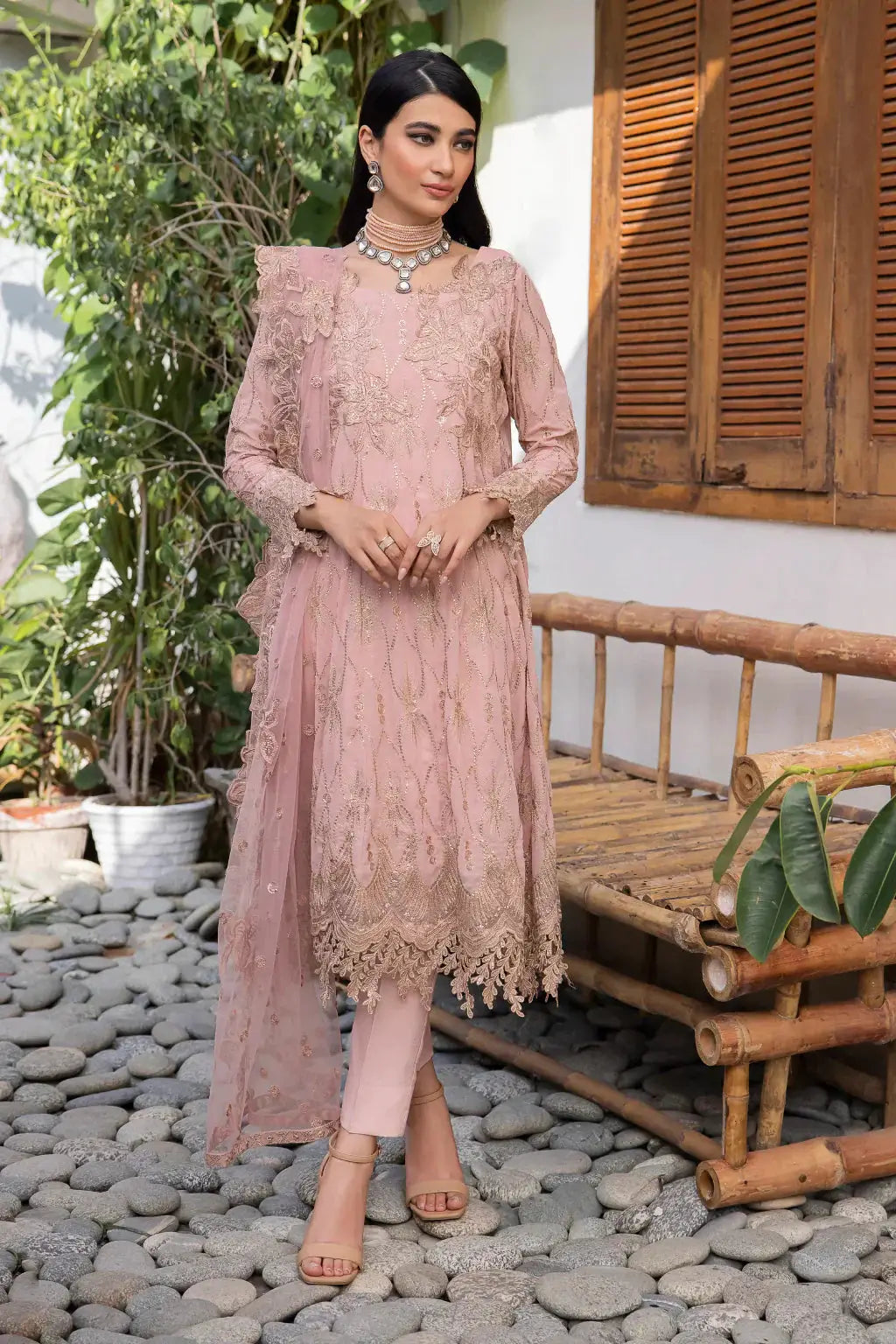 Iznik | Chinnon Chiffon | CC-22 ORIANA - Pakistani Designer Dress - by Iznik | Type: Formal - 100% Original at Saira Sultan