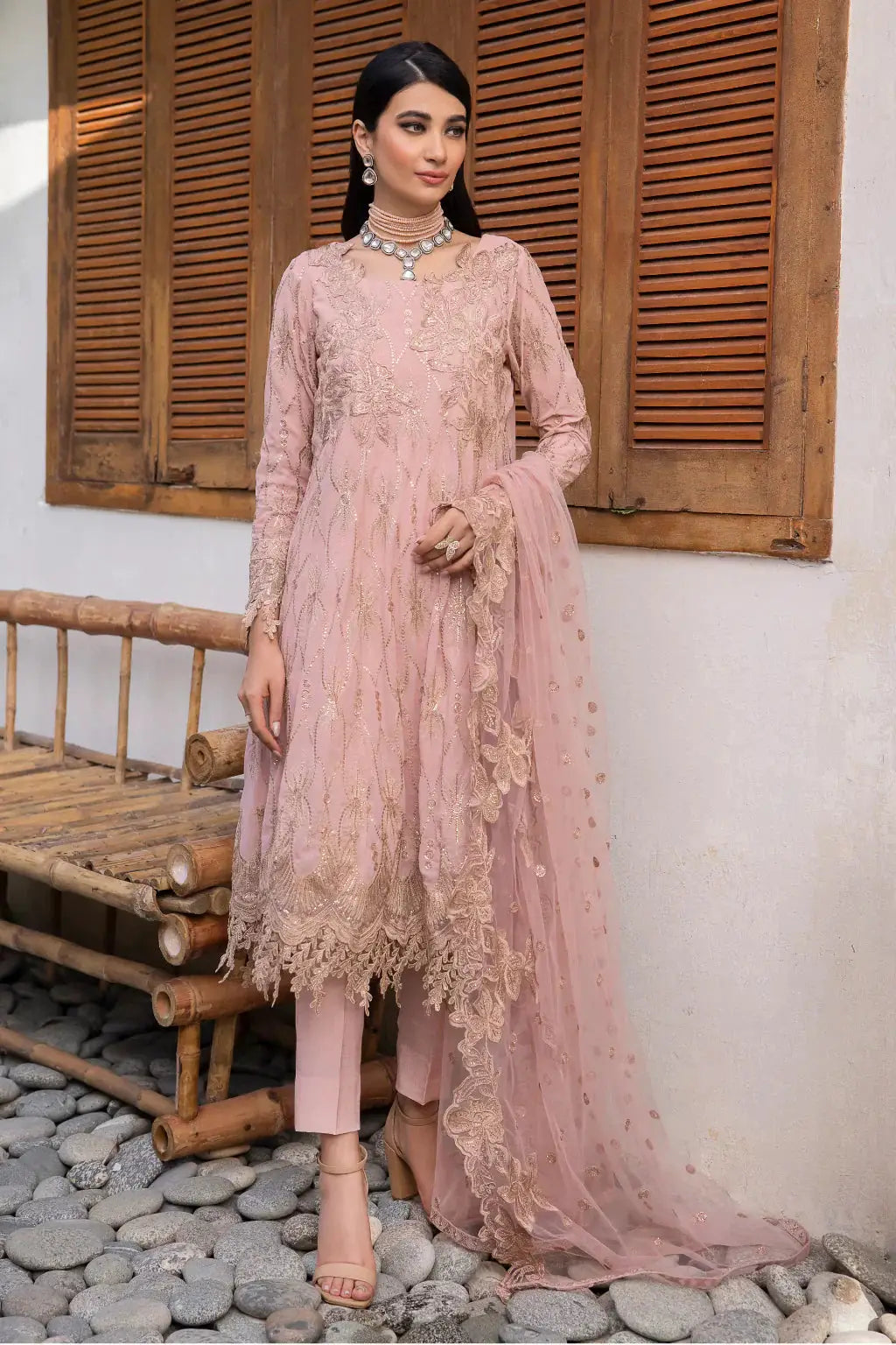 Iznik | Chinnon Chiffon | CC-22 ORIANA - Pakistani Designer Dress - by Iznik | Type: Formal - 100% Original at Saira Sultan
