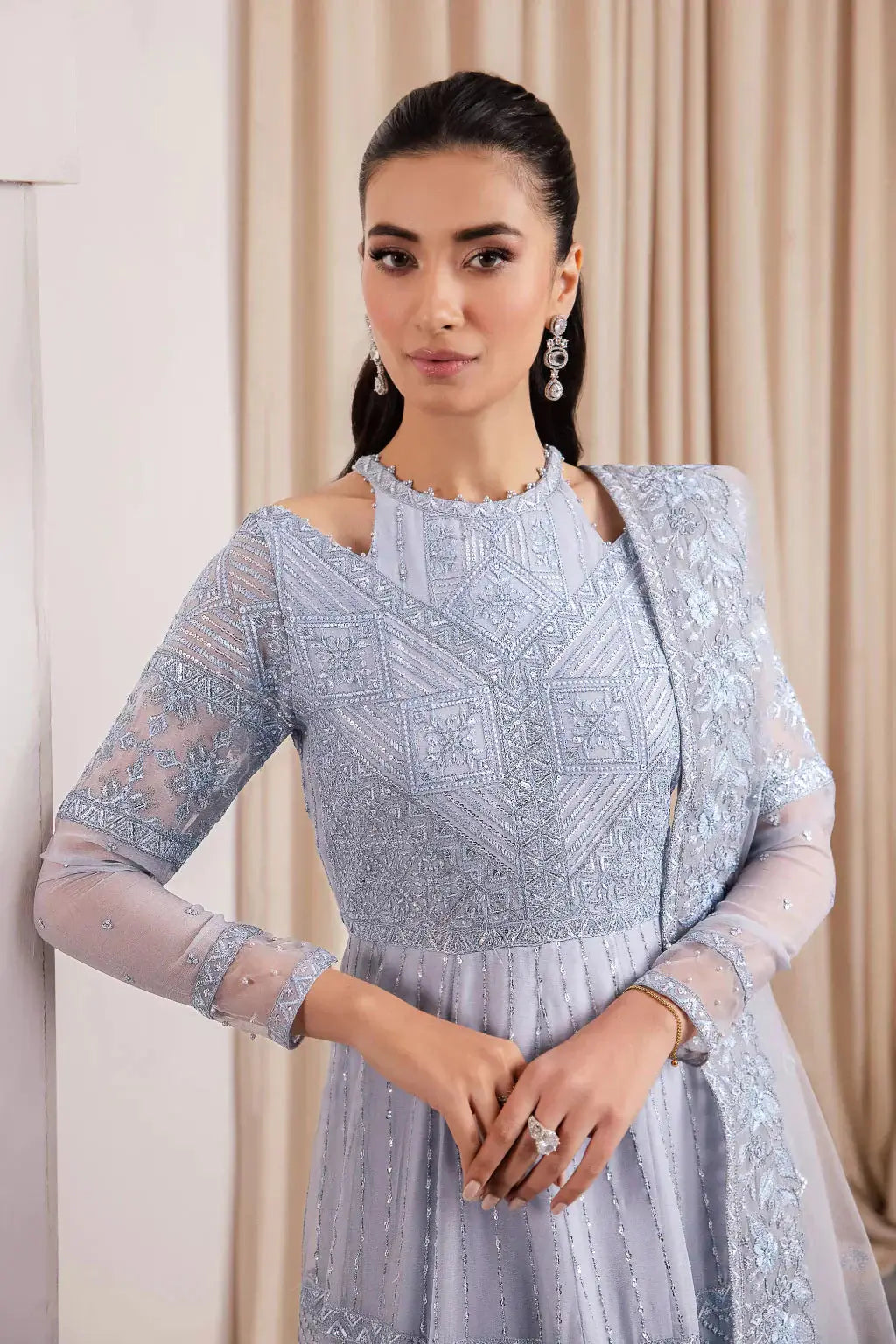 Iznik | Chinnon Chiffon | CC-38 IZARA - Pakistani Designer Dress - by Iznik | Type: Formal - 100% Original at Saira Sultan