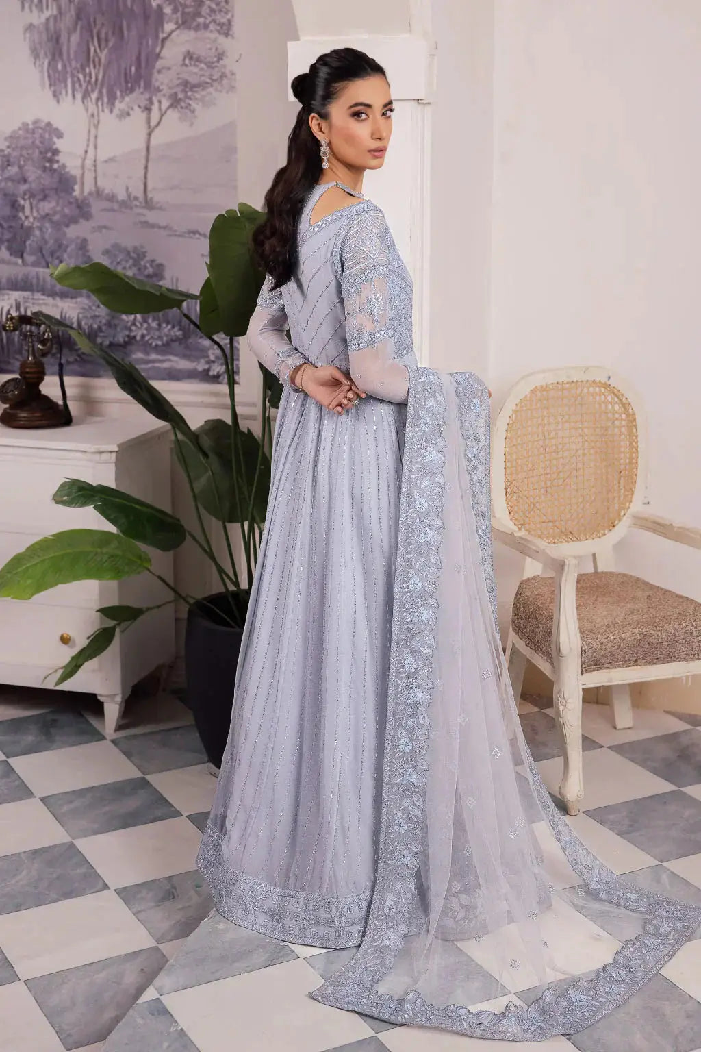 Iznik | Chinnon Chiffon | CC-38 IZARA - Pakistani Designer Dress - by Iznik | Type: Formal - 100% Original at Saira Sultan