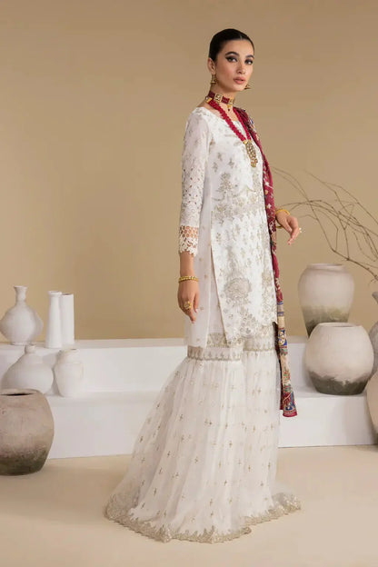 Iznik | Chinnon Chiffon | CC-24 BIANCA - Pakistani Designer Dress - by Iznik | Type: Formal - 100% Original at Saira Sultan