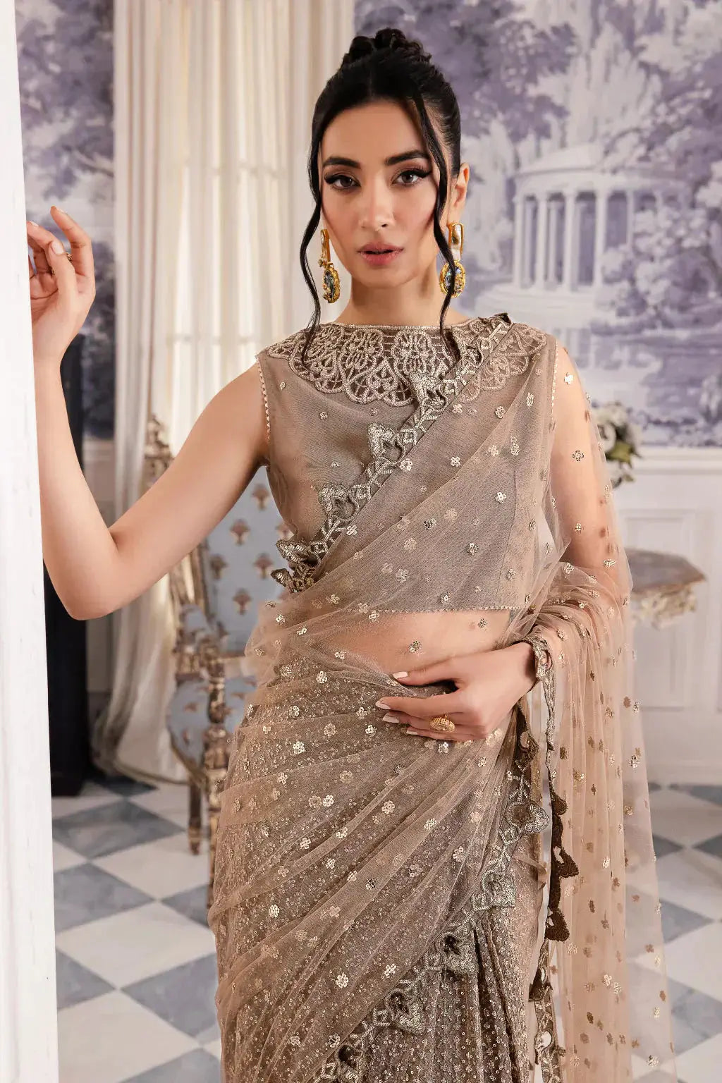 Iznik | Chinnon Chiffon | CC-36 DAMIYAH - Pakistani Designer Dress - by Iznik | Type: Formal - 100% Original at Saira Sultan