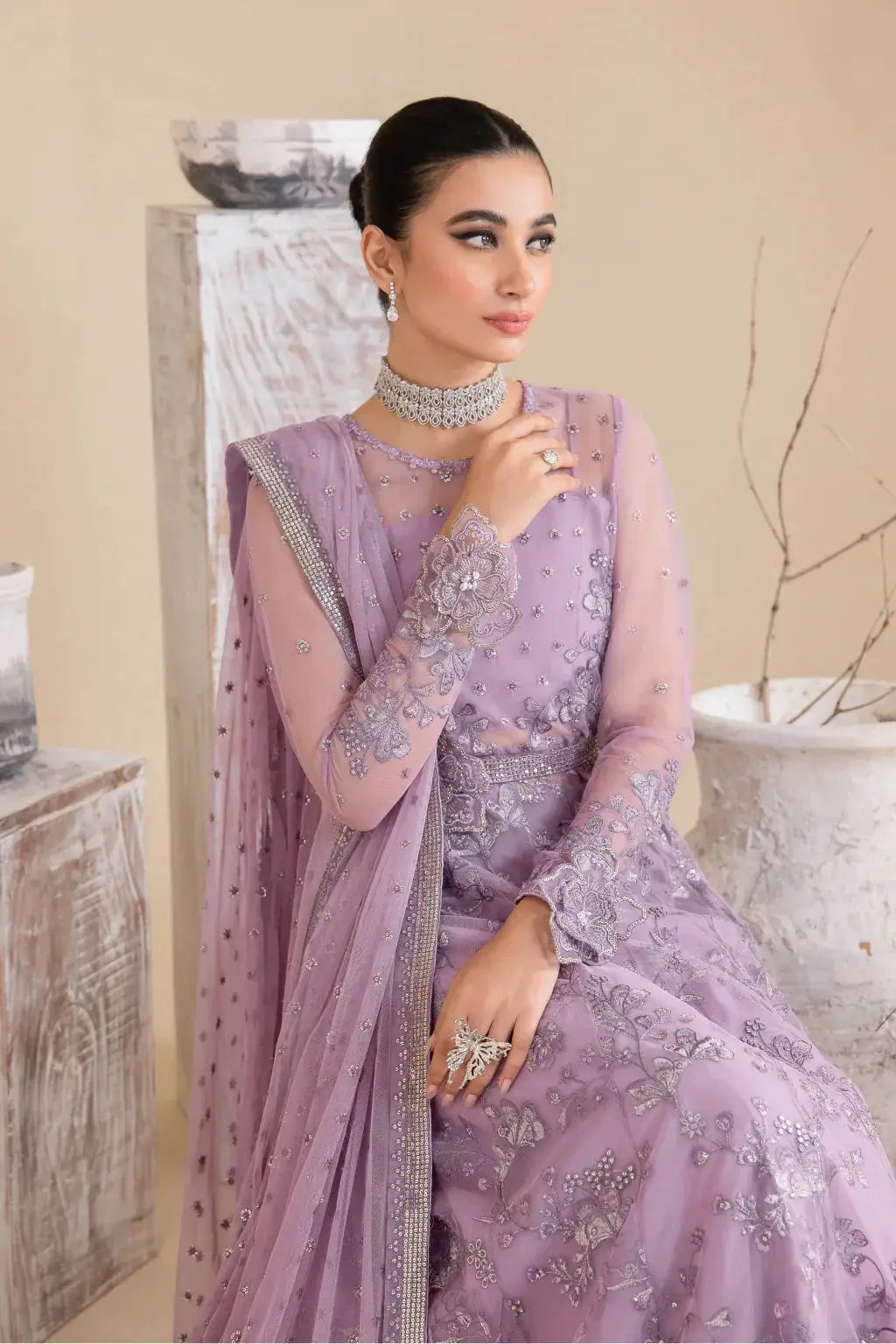 Iznik | Chinnon Chiffon | CC-25 REBECCA - Pakistani Designer Dress - by Iznik | Type: Formal - 100% Original at Saira Sultan