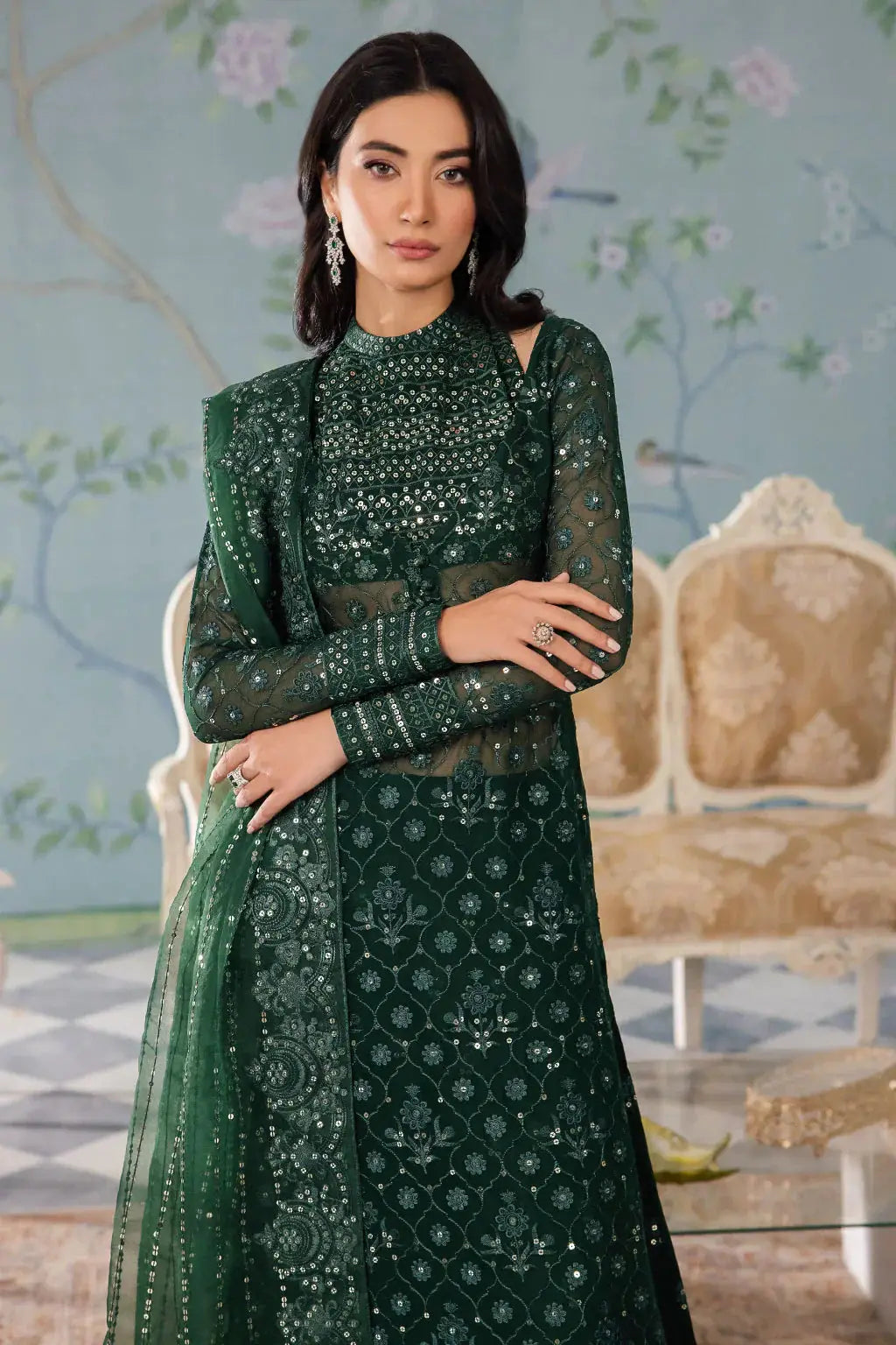 Iznik | Chinnon Chiffon | CC-40 KEZIAH - Pakistani Designer Dress - by Iznik | Type: Formal - 100% Original at Saira Sultan