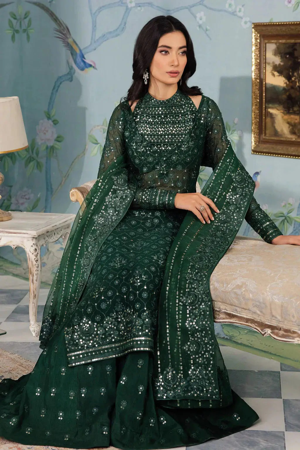 Iznik | Chinnon Chiffon | CC-40 KEZIAH - Pakistani Designer Dress - by Iznik | Type: Formal - 100% Original at Saira Sultan