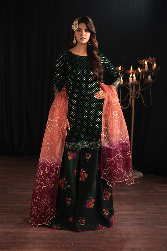 Iznik | Exclusive Velvet | IV-53 - Pakistani Designer Dress - by Iznik | Type: Ladies Clothes - 100% Original at Saira Sultan