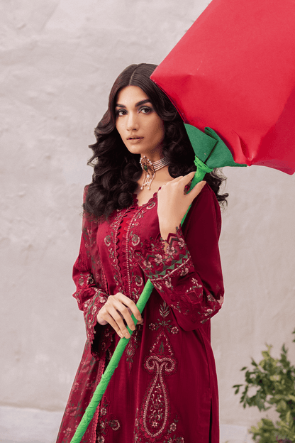 Iznik | Dahlia Embroidered Lawn | DL-01 - Pakistani Designer Dress - by Iznik | Type: Luxury - 100% Original at Saira Sultan
