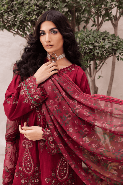 Iznik | Dahlia Embroidered Lawn | DL-01 - Pakistani Designer Dress - by Iznik | Type: Luxury - 100% Original at Saira Sultan