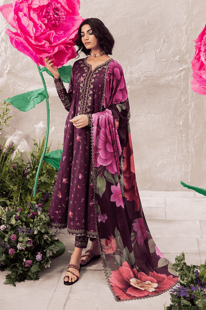 Iznik | Dahlia Embroidered Lawn | DL-06 - Pakistani Designer Dress - by Iznik | Type: Luxury - 100% Original at Saira Sultan