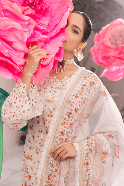Iznik | Dahlia Embroidered Lawn | DL-05 - Pakistani Designer Dress - by Iznik | Type: Luxury - 100% Original at Saira Sultan