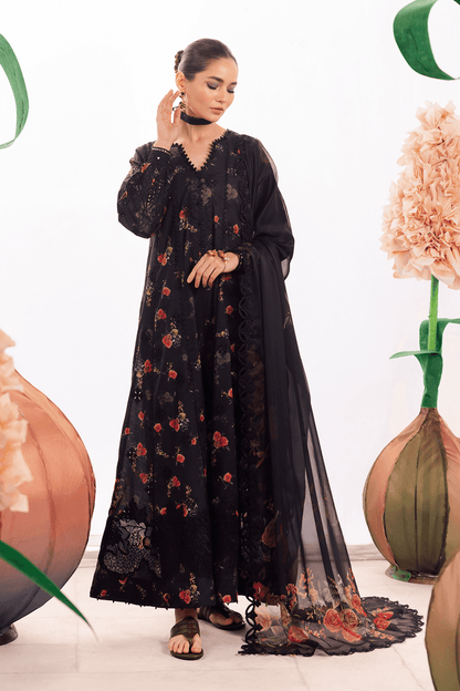 Iznik | Dahlia Embroidered Lawn | DL-08 - Pakistani Designer Dress - by Iznik | Type: Luxury - 100% Original at Saira Sultan