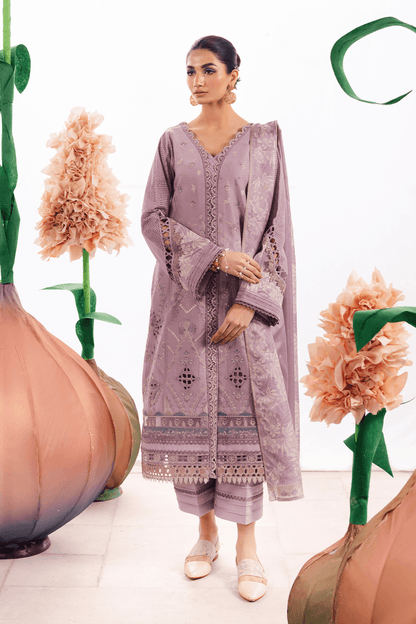 Iznik | Dahlia Embroidered Lawn | DL-04 - Pakistani Designer Dress - by Iznik | Type: Luxury - 100% Original at Saira Sultan