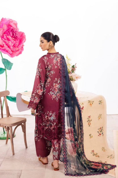 Iznik | Dahlia Embroidered Lawn | DL-11 - Pakistani Designer Dress - by Iznik | Type: Luxury - 100% Original at Saira Sultan
