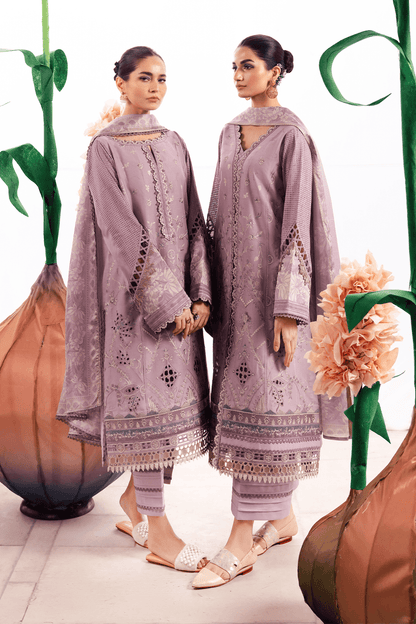 Iznik | Dahlia Embroidered Lawn | DL-04 - Pakistani Designer Dress - by Iznik | Type: Luxury - 100% Original at Saira Sultan
