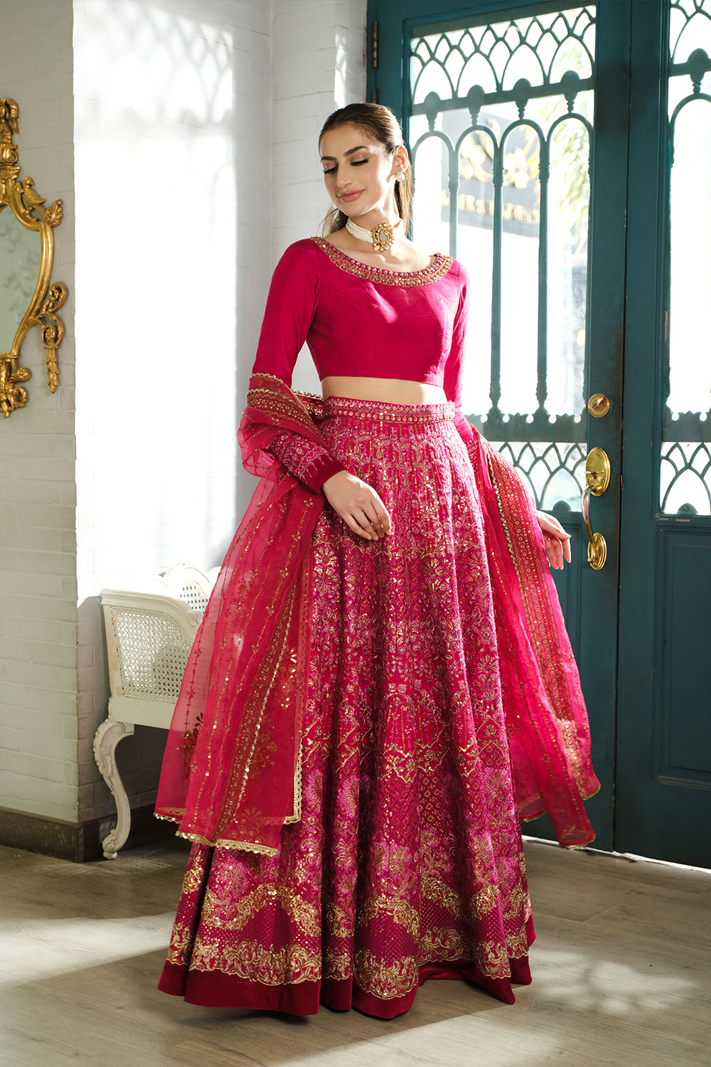 Saira Rizwan | Naqsh Festive | SRN24-04 Sharmas - Pakistani Designer Dress - by Saira Rizwan | Type: Bridal - 100% Original at Saira Sultan