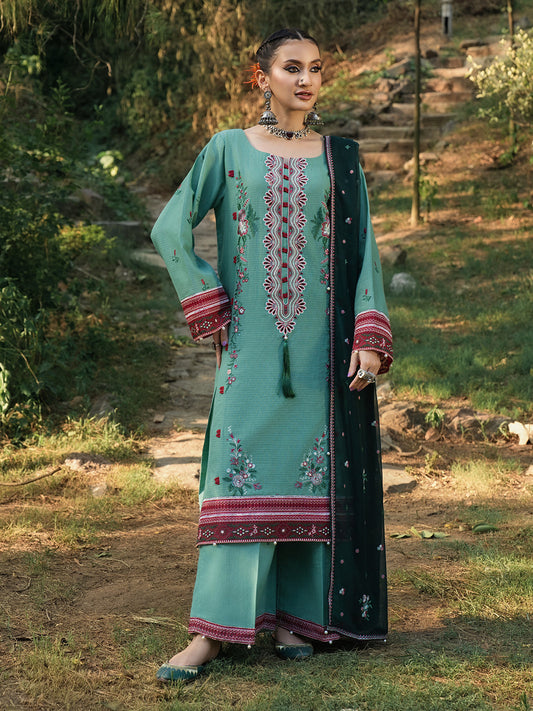 Hemstitch | The Garden Lawn | Jade - Pakistani Designer Dress - by Hemstitch - Type : Ladies Clothes - 100% Original at Saira Sultan