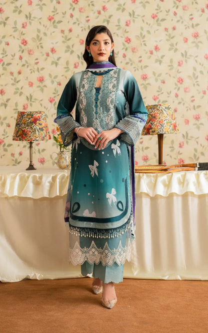 Asifa and Nabeel | Meraki Vintage 25 | Jal (MVL25-09) L Blue Lawn