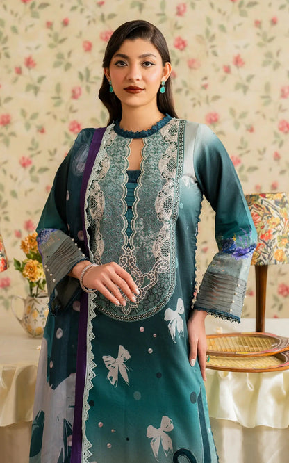 Asifa and Nabeel | Meraki Vintage 25 | Jal (MVL25-09) M Blue Lawn
