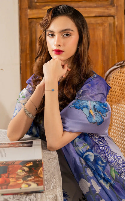 Asifa and Nabeel | Meraki Vintage 25 | Jaamun (MVL25-06) M Off White Lawn