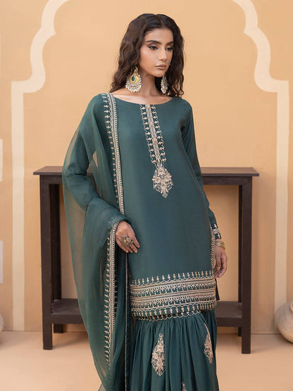 Hem Stitch | Raw Silk Edit 25 | Jasmine - Pakistani Designer Dress - by Hemstitch | Type: Ladies Clothes - 100% Original at Saira Sultan