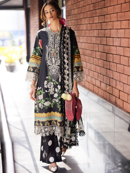 Mahnur | After Hours Luxury Lawn 25 | Jellybean Joy XS Black Lawn