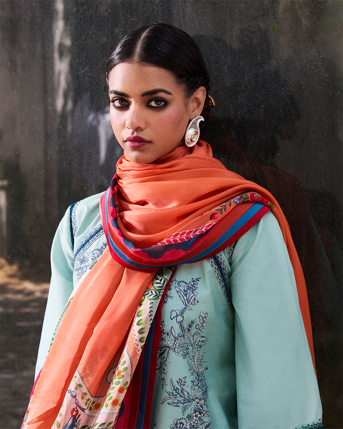 Jugnu | SS 25 | Neelum XL Light Blue Cotton