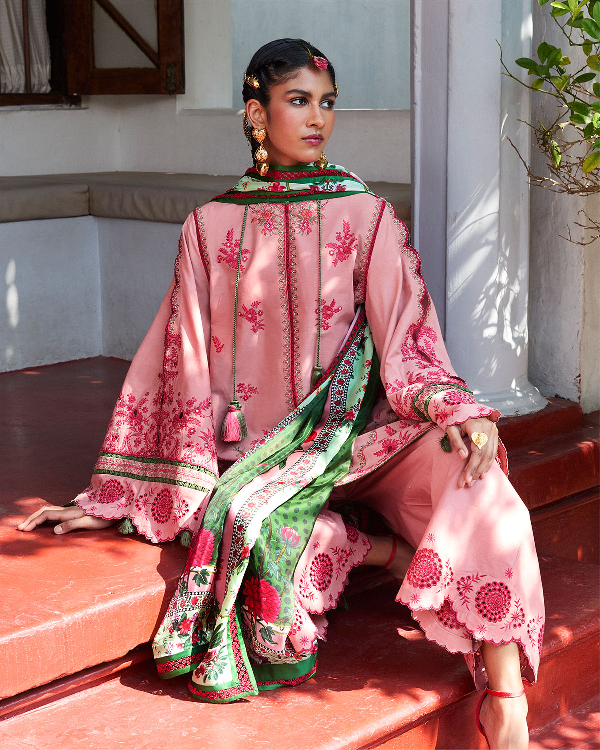 Jugnu | SS 25 | Ravi XL Pink Cotton