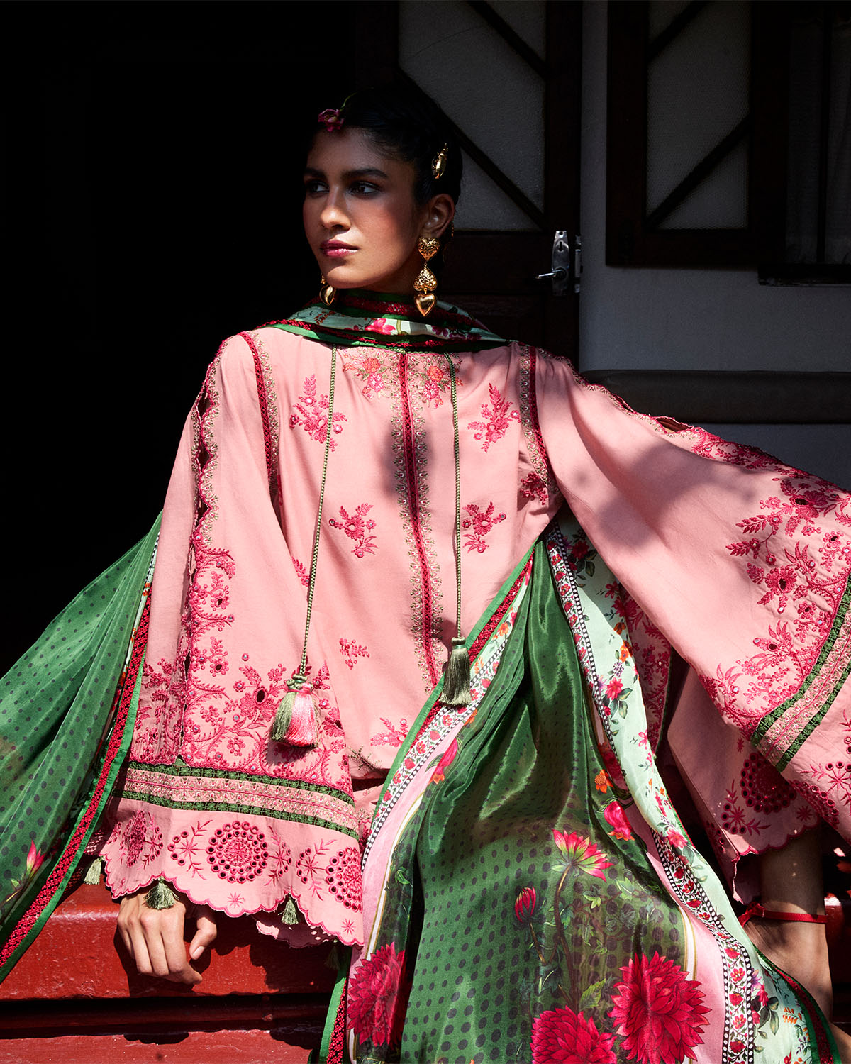 Jugnu | SS 25 | Ravi L Pink Cotton