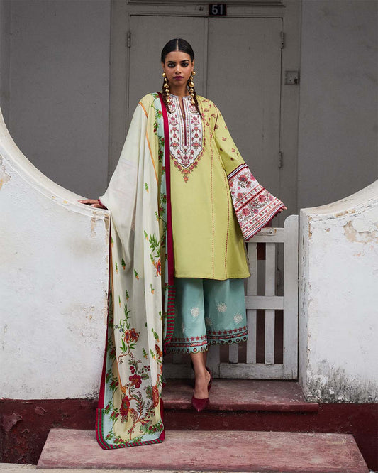 Jugnu | SS 25 | Siran XS Neon Mint Cotton