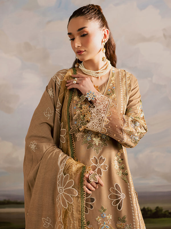 Mahnur | Kaia Slub Linen 25 | K - 04 | 3 PC LINEN - Pakistani Designer Dress - by Mahnur - Type : Ladies Clothes - 100% Original at Saira Sultan