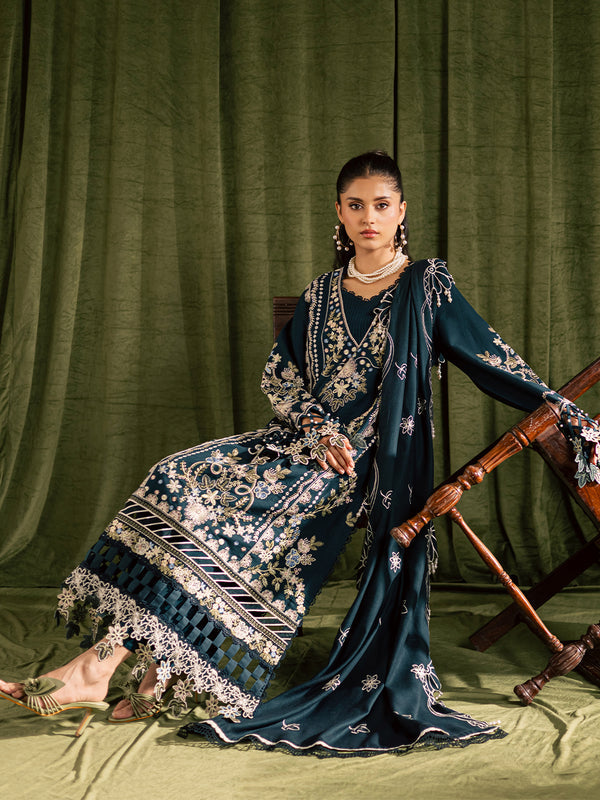 Mahnur | Kaia Slub Linen 25 | K - 07 | 3 PC LINEN - Pakistani Designer Dress - by Mahnur - Type : Ladies Clothes - 100% Original at Saira Sultan