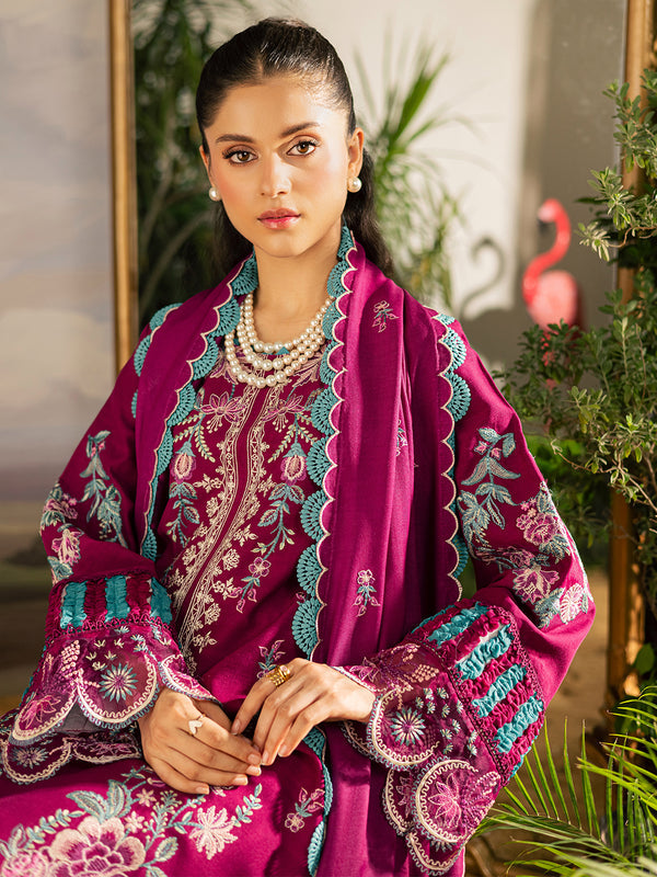 Mahnur | Kaia Slub Linen 25 | K - 09 | 3 PC LINEN - Pakistani Designer Dress - by Mahnur - Type : Ladies Clothes - 100% Original at Saira Sultan