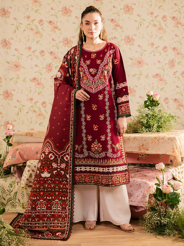 Mahnur | Kaia Slub Linen 25 | K - 12 | 3 PC LINEN - Pakistani Designer Dress - by Mahnur - Type : Ladies Clothes - 100% Original at Saira Sultan