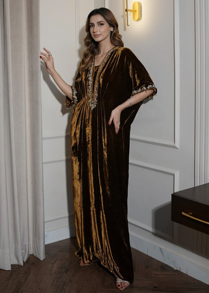 Mahum Asad | Voila Velvets | Topaz S Gold Velvet