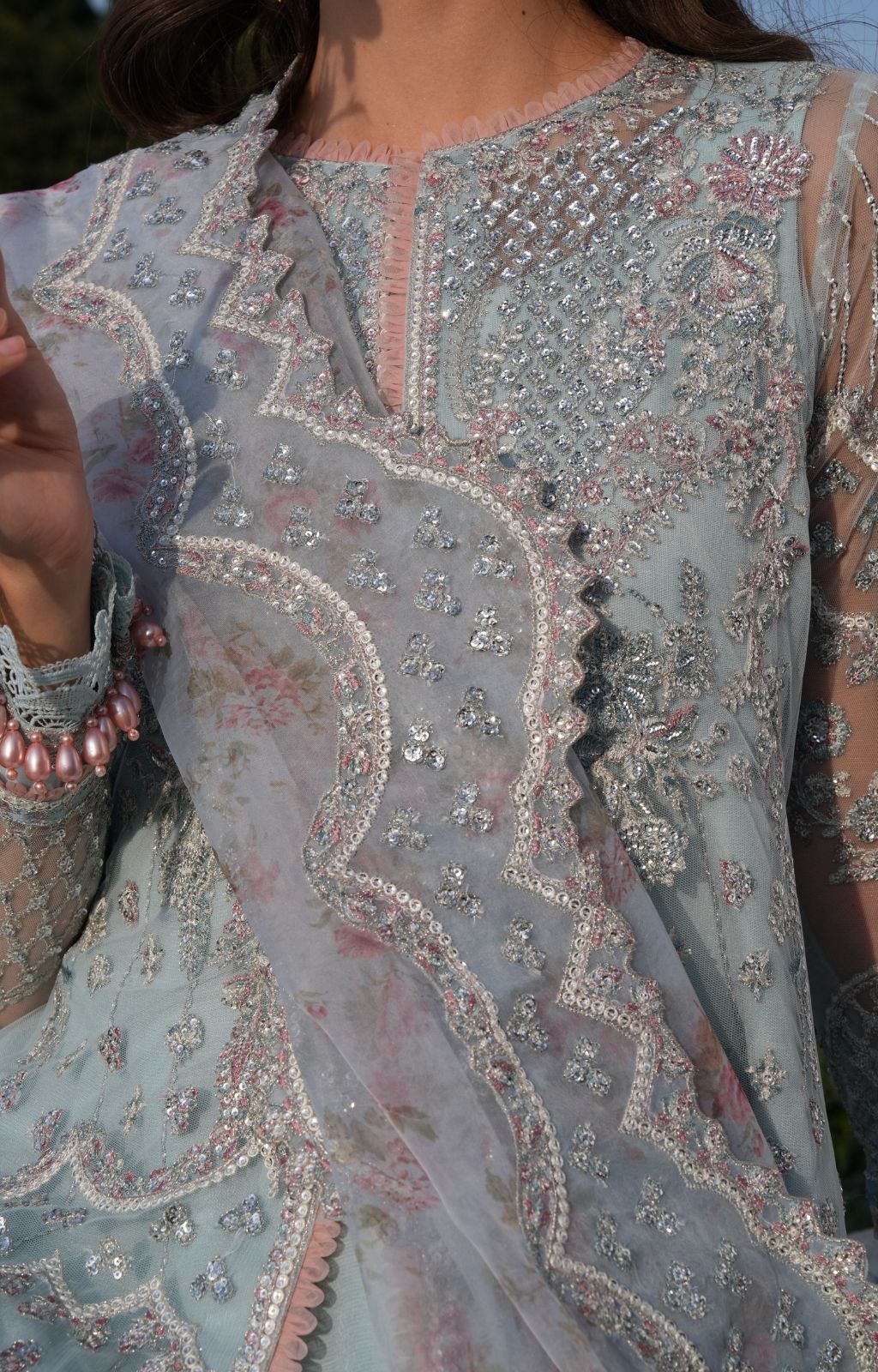 Inayat | Festive Formals |KYLON - Pakistani Designer Dress - by Inayat - Type : Ladies Clothes - 100% Original at Saira Sultan