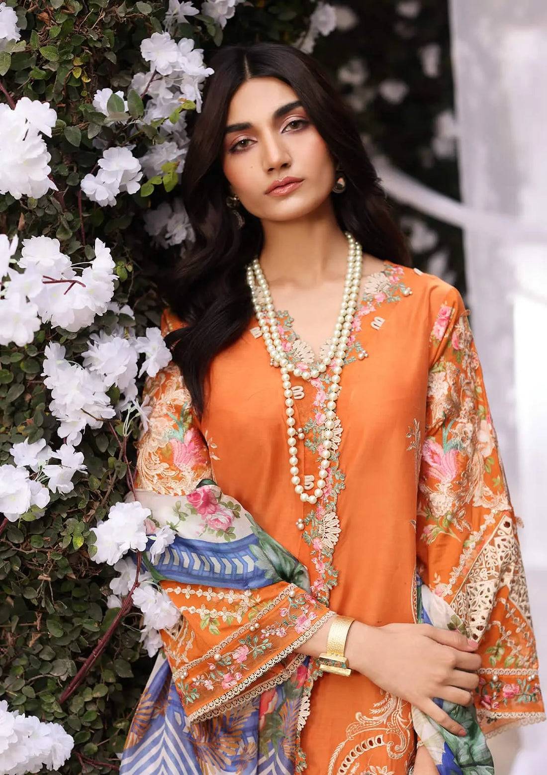 Kahf Premium | Festive Lawn 24 | KFL-10 MAYA - Pakistani Designer Dress - by Khaf Premium | Type: Luxury - 100% Original at Saira Sultan