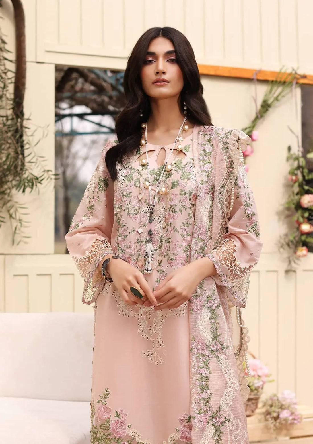 Kahf Premium | Festive Lawn 24 | KFL-09B NORA - Pakistani Designer Dress - by Kahf Premium | Type: Luxury - 100% Original at Saira Sultan