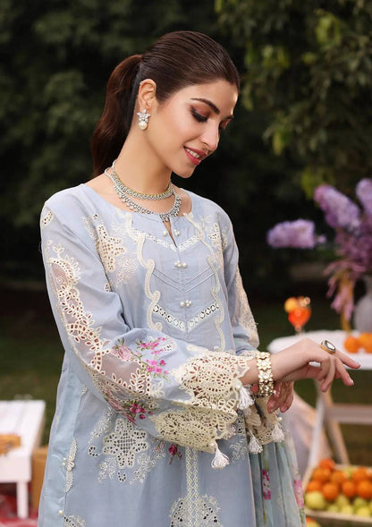 Kahf Premium | Festive Lawn 24 | KFL-08A FIRUZE - Pakistani Designer Dress - by Kahf Premium | Type: Luxury - 100% Original at Saira Sultan