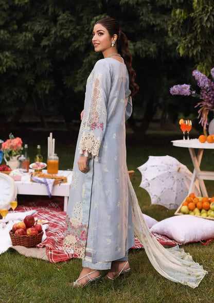 Kahf Premium | Festive Lawn 24 | KFL-08A FIRUZE - Pakistani Designer Dress - by Kahf Premium | Type: Luxury - 100% Original at Saira Sultan